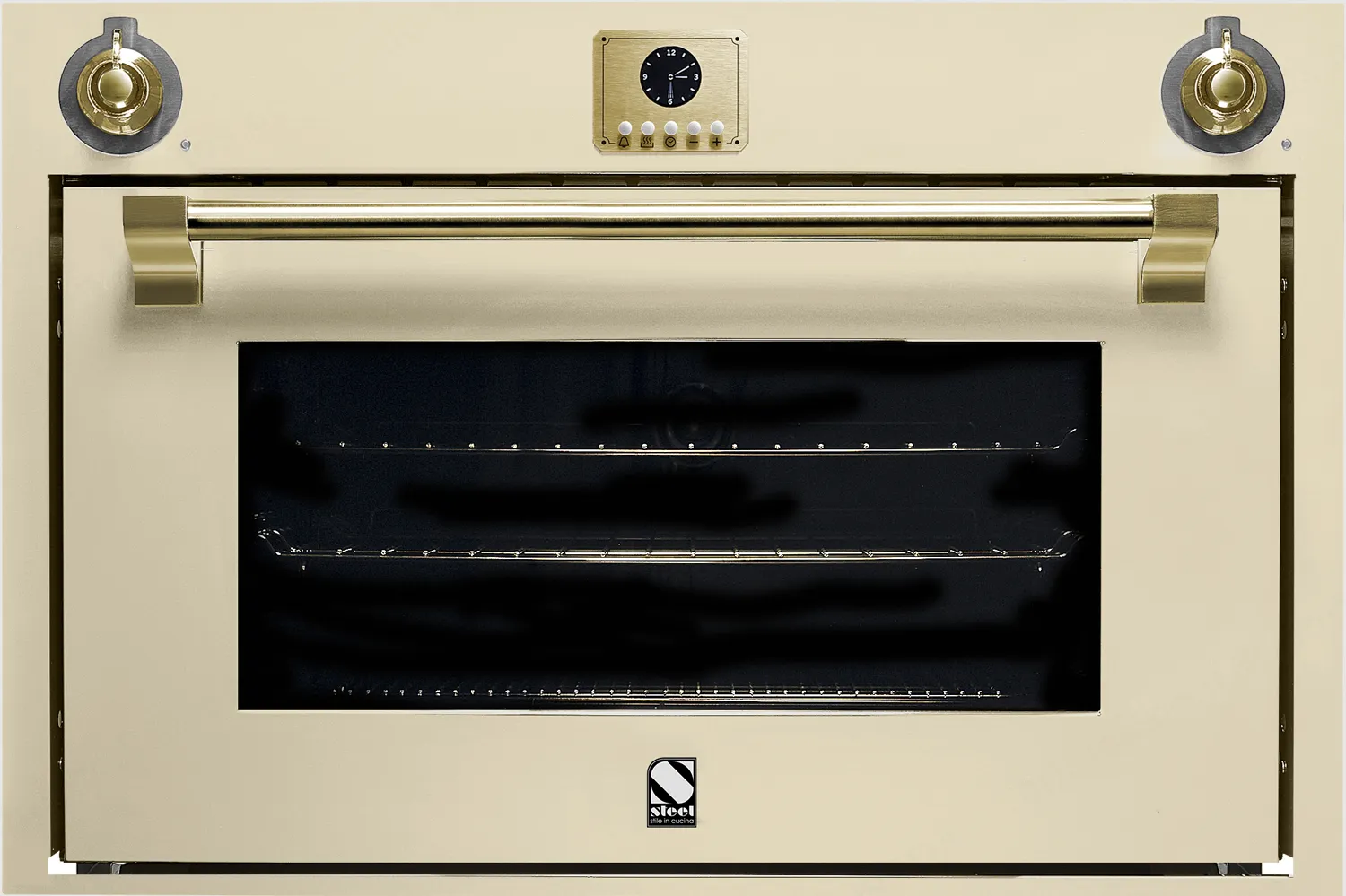 Steel תנור בנוי 90X60 ס''מ בגימור שמנת סדרת ASCOT תוצרת Steel דגם AF-E9 — תמונה 3
